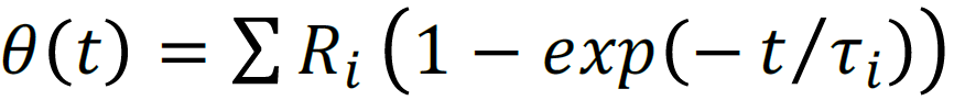 熱網(wǎng)絡(luò)中溫度隨著時間變化的數(shù)學表達式